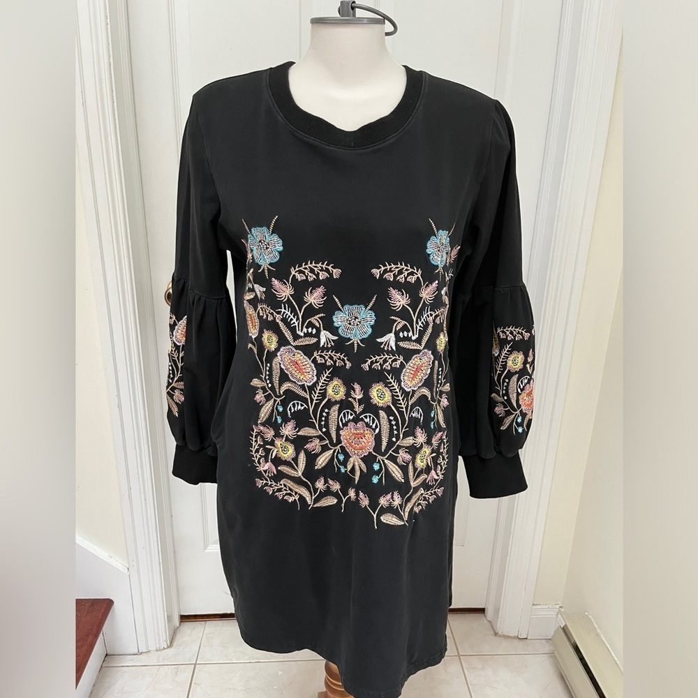 Luna Moon cotton embroidered dress size large